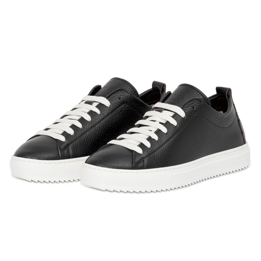 VALLY® - SNEAKERS IN VERA PELLE NERA