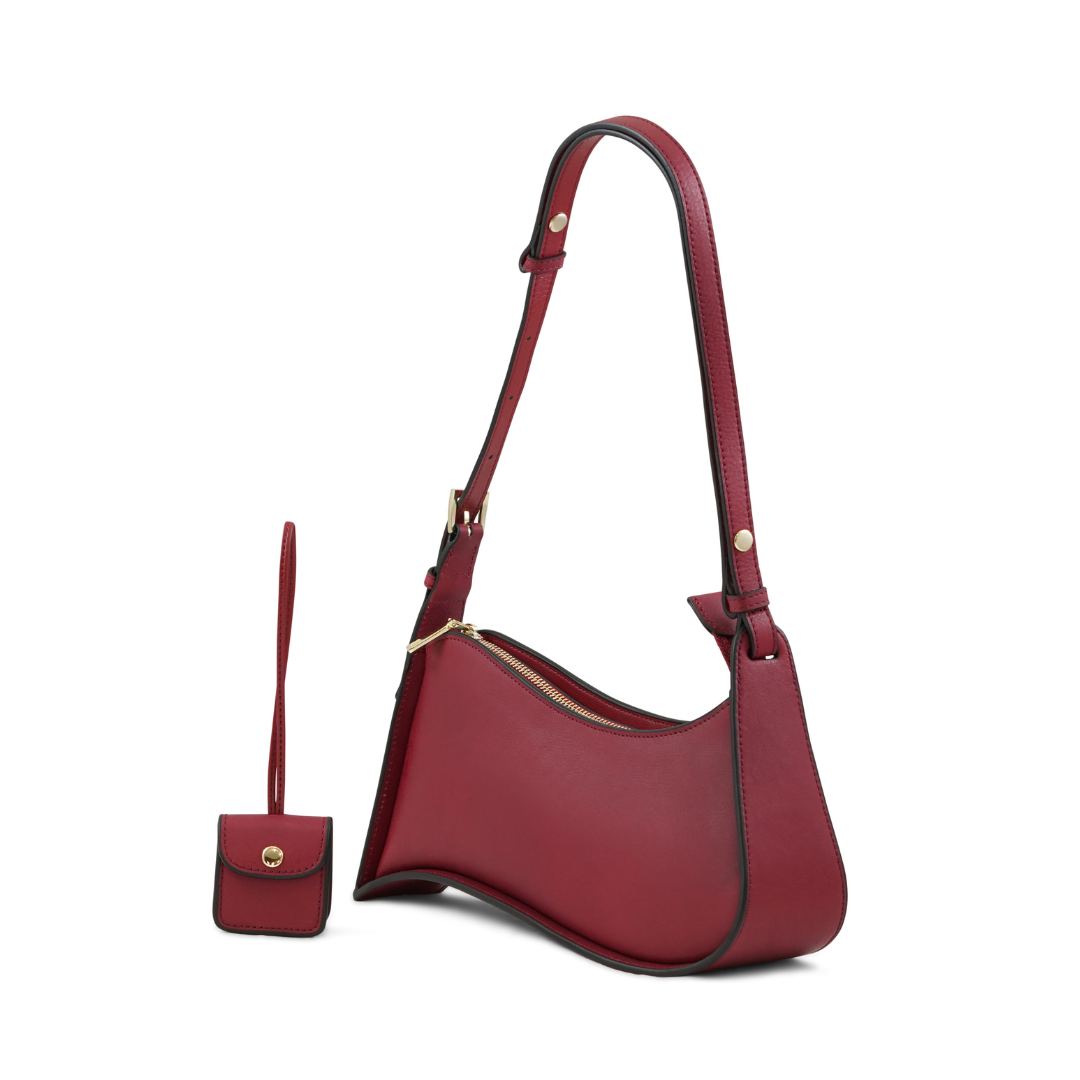 DEVA IN PELLE BORGOGNA