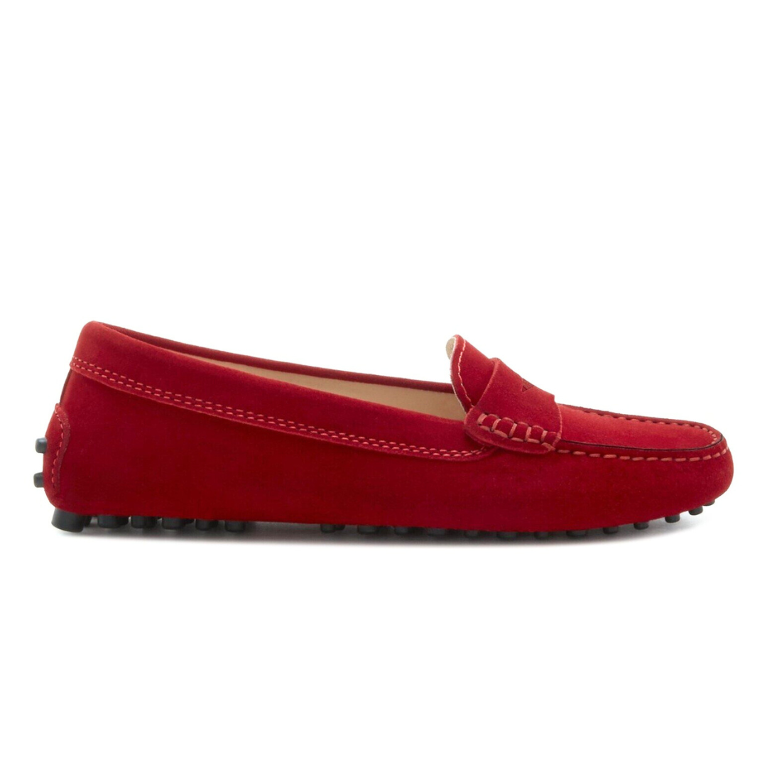 VALLY® - MOCASSINO IN CAMOSCIO ROSSO