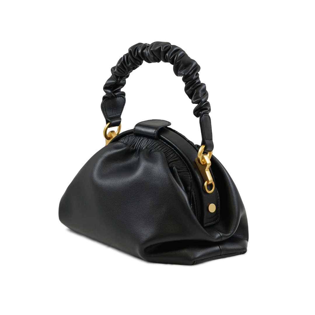 MUFFIN IN PELLE NERA