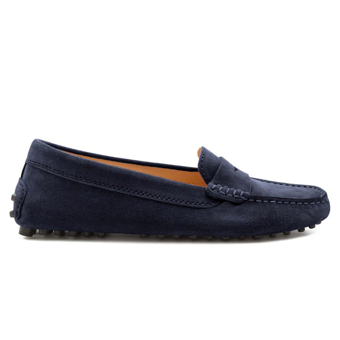 VALLY® - MOCASSINO IN CAMOSCIO BLU