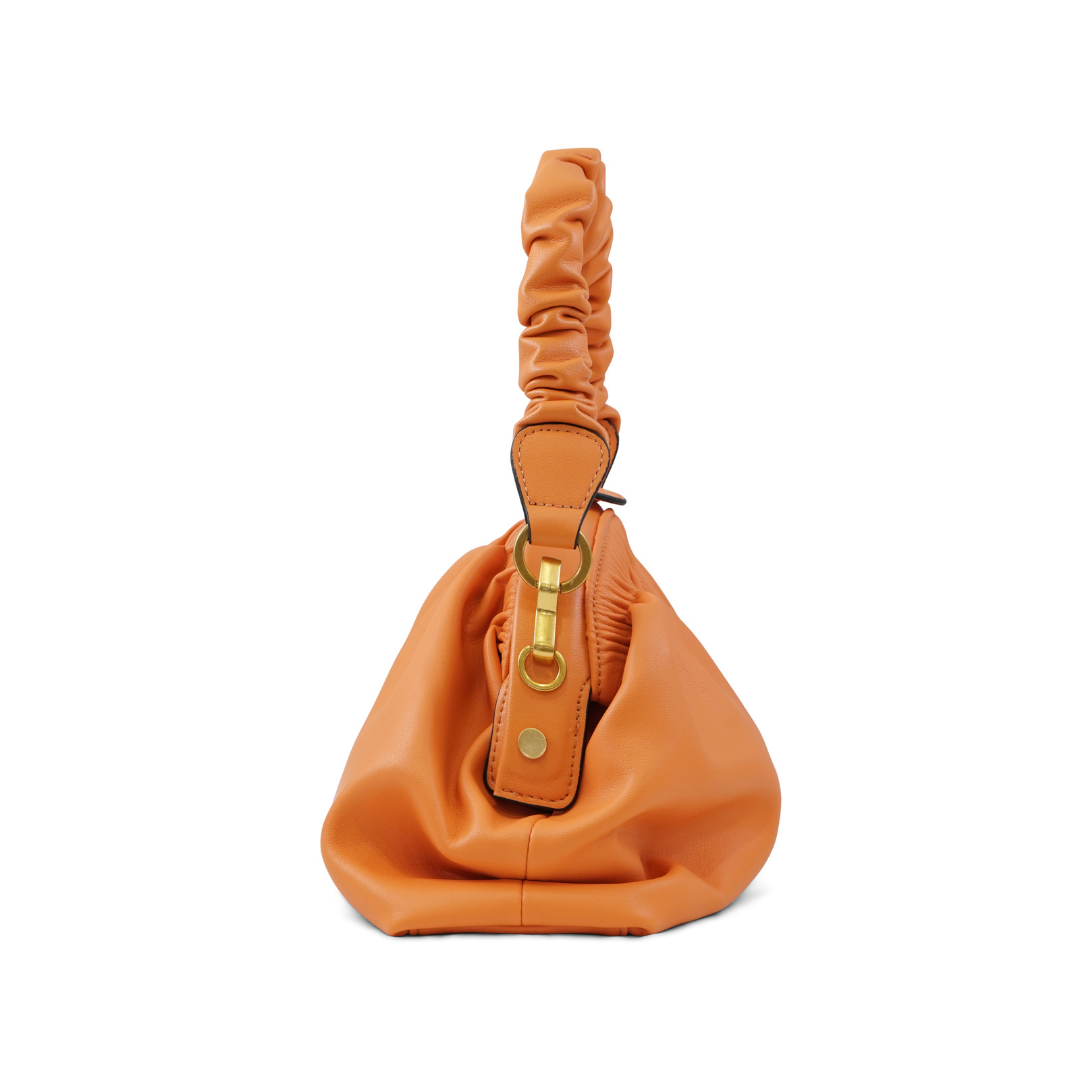 MUFFIN IN PELLE ARANCIO