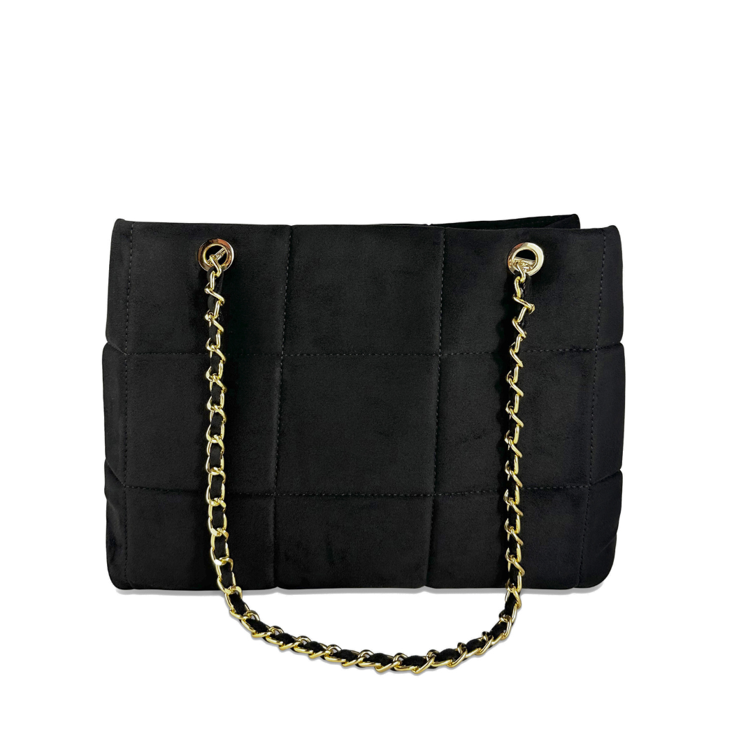 CLARISSA - BORSA TOTE VELLUTO SCAMOSCIATO