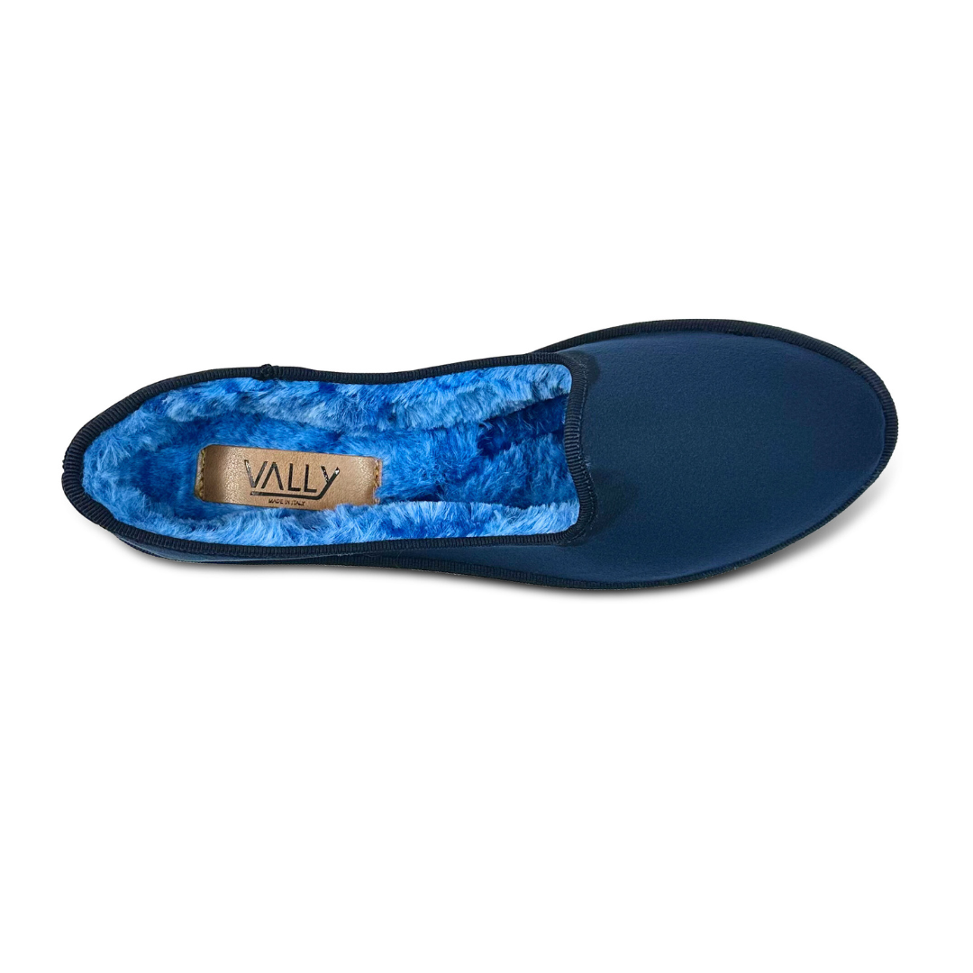 VALLY® - FRIULANA ECO-FUR BLU NOTTE