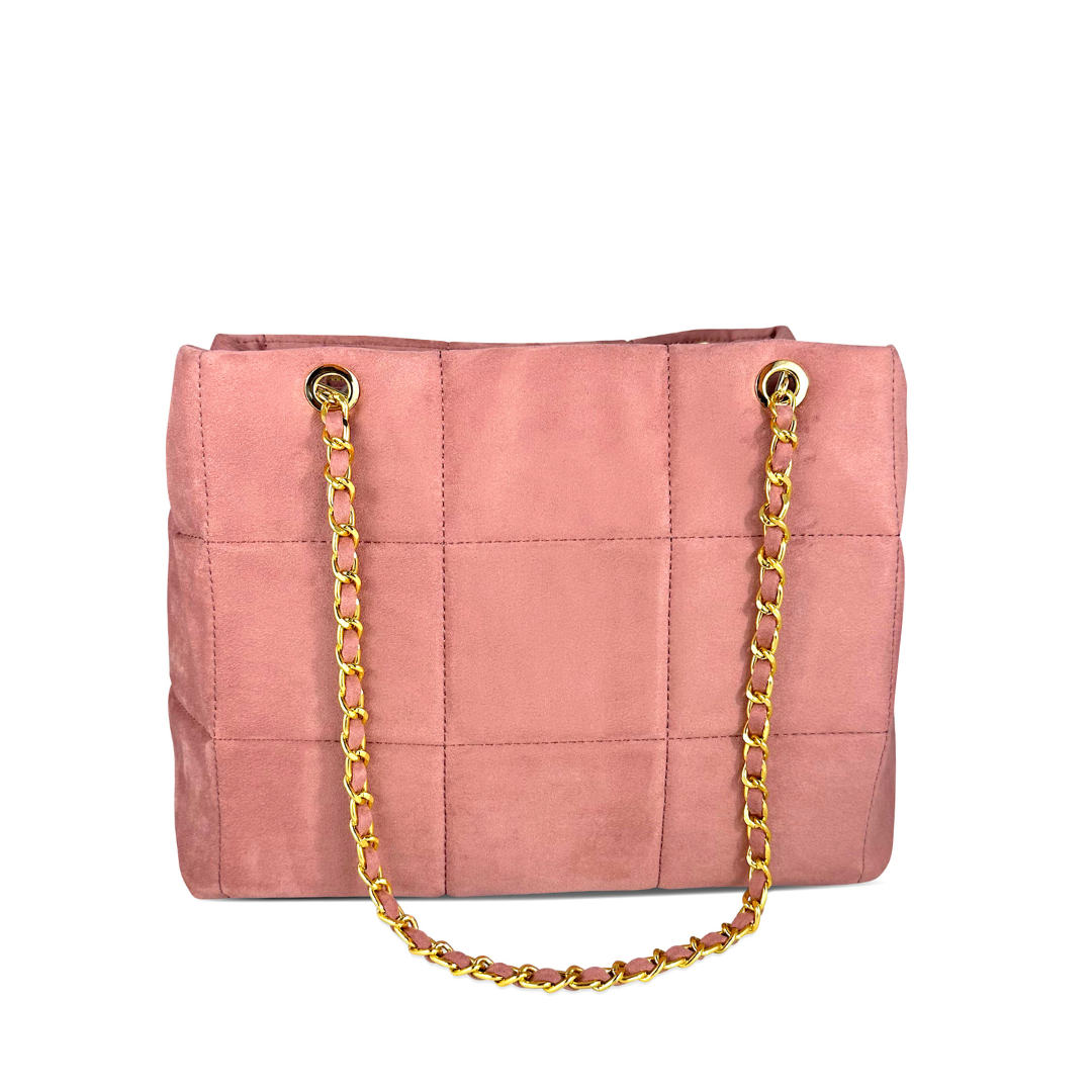 CLARISSA - BORSA TOTE VELLUTO SCAMOSCIATO