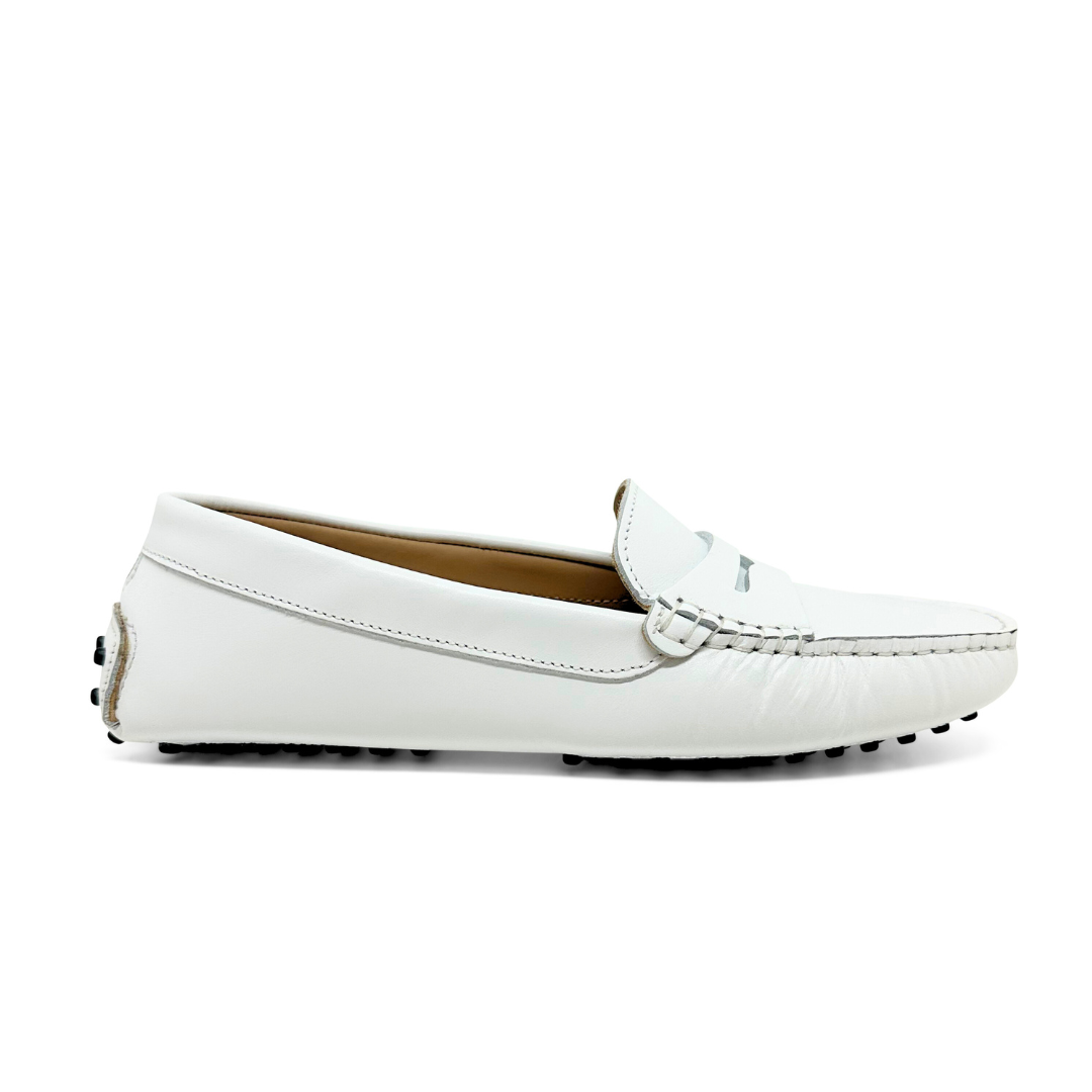 VALLY® - MOCASSINO IN PELLE BIANCA