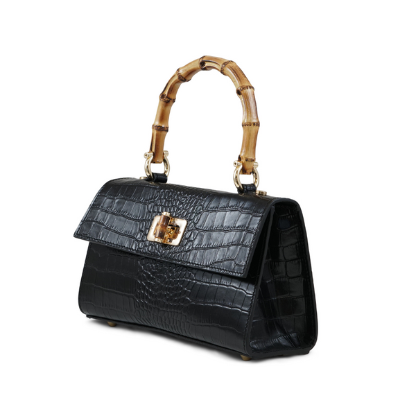 GRACE IN PELLE COCCO NERA