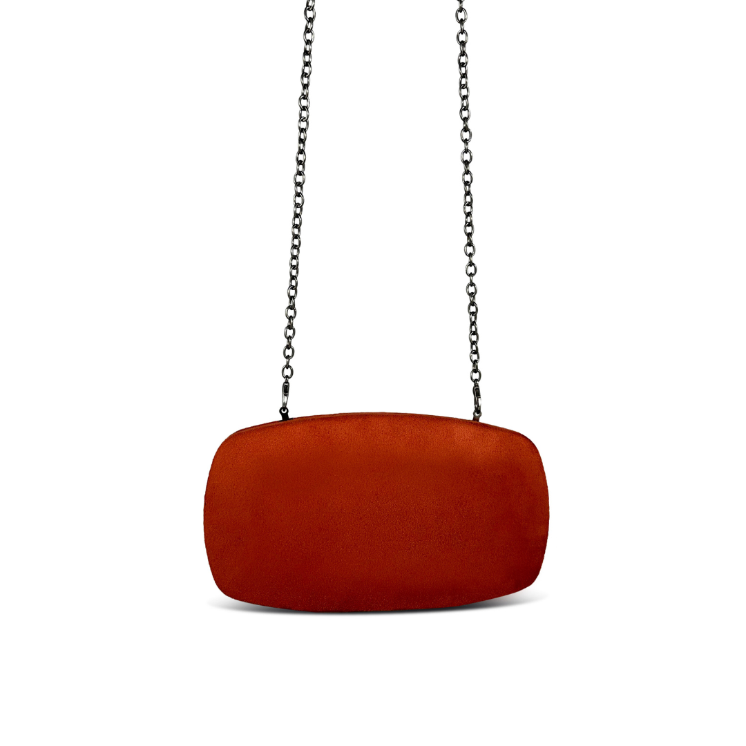 VICTORIA - CLUTCH VELLUTO SCAMOSCIATO