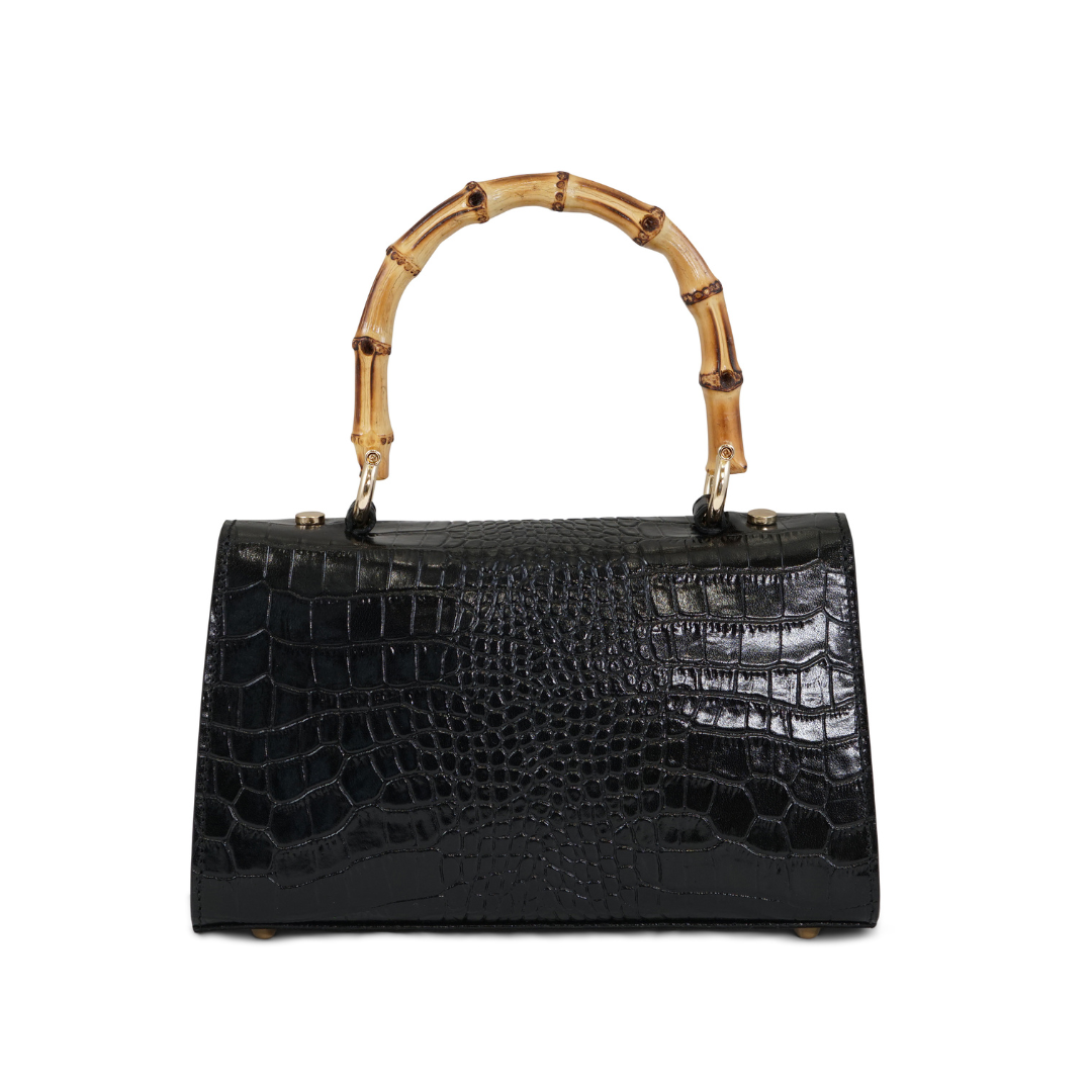 GRACE IN PELLE COCCO NERA