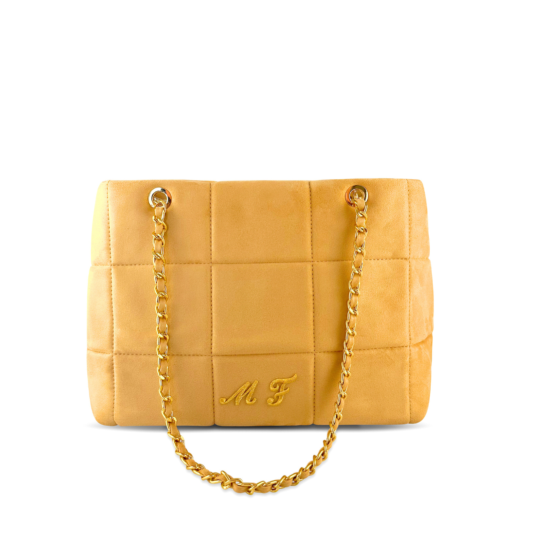 PERSONALIZZA CLARISSA - BORSA TOTE VELLUTO SCAMOSCIATO