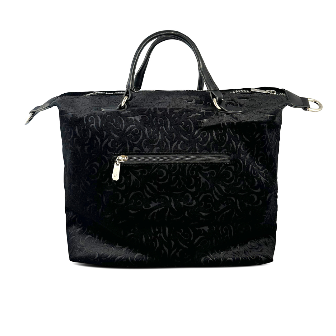 HILARY - BAULETTO IN VELLUTO STAMPA FIORI