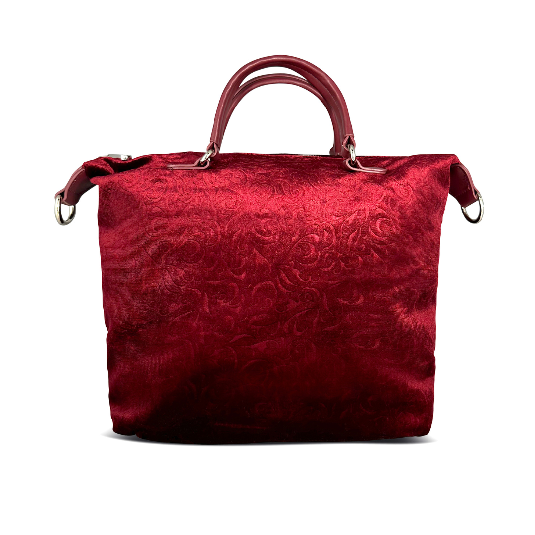 HILARY - BAULETTO IN VELLUTO STAMPA FIORI