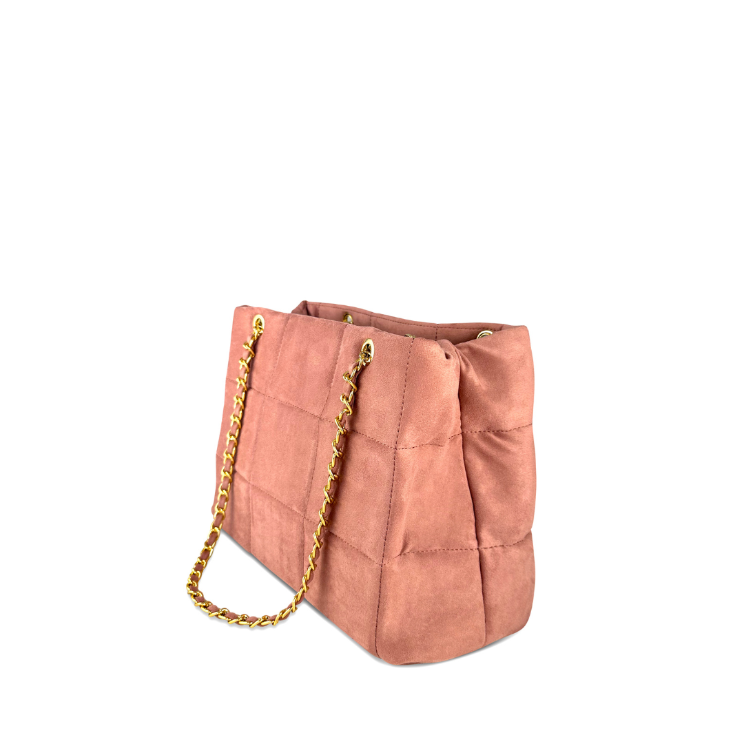 CLARISSA - BORSA TOTE VELLUTO SCAMOSCIATO