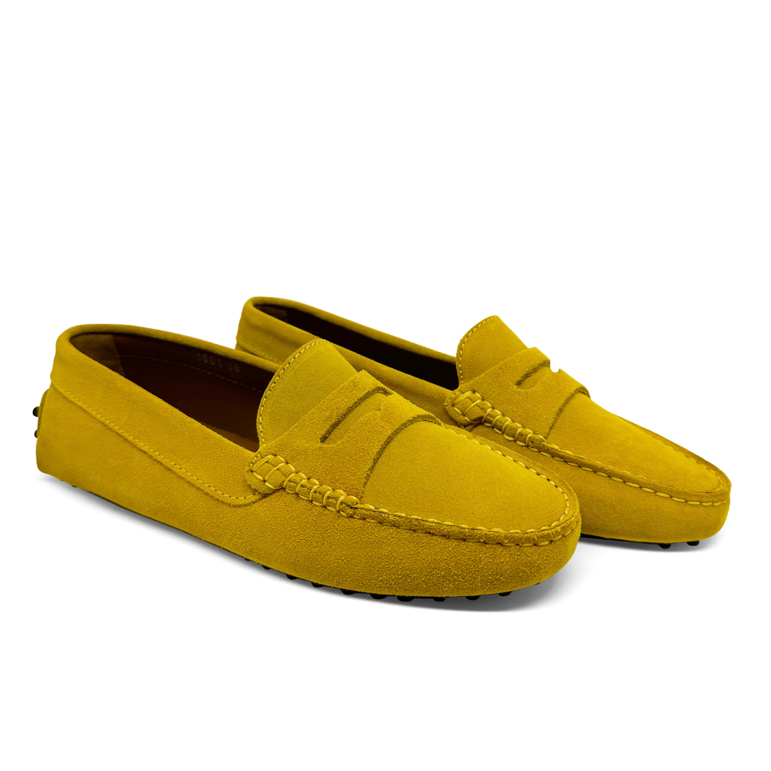 VALLY® - MOCASSINO IN CAMOSCIO ARANCIO