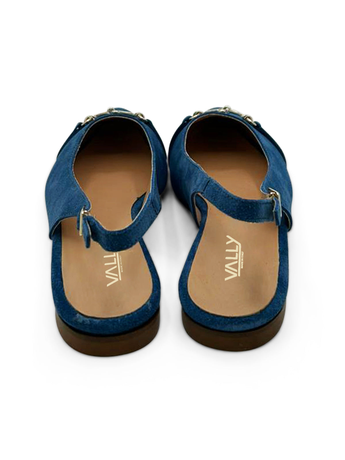 VALLY® - BALLERINA A PUNTA CON CINTURINO ALLA CAVIGLIA