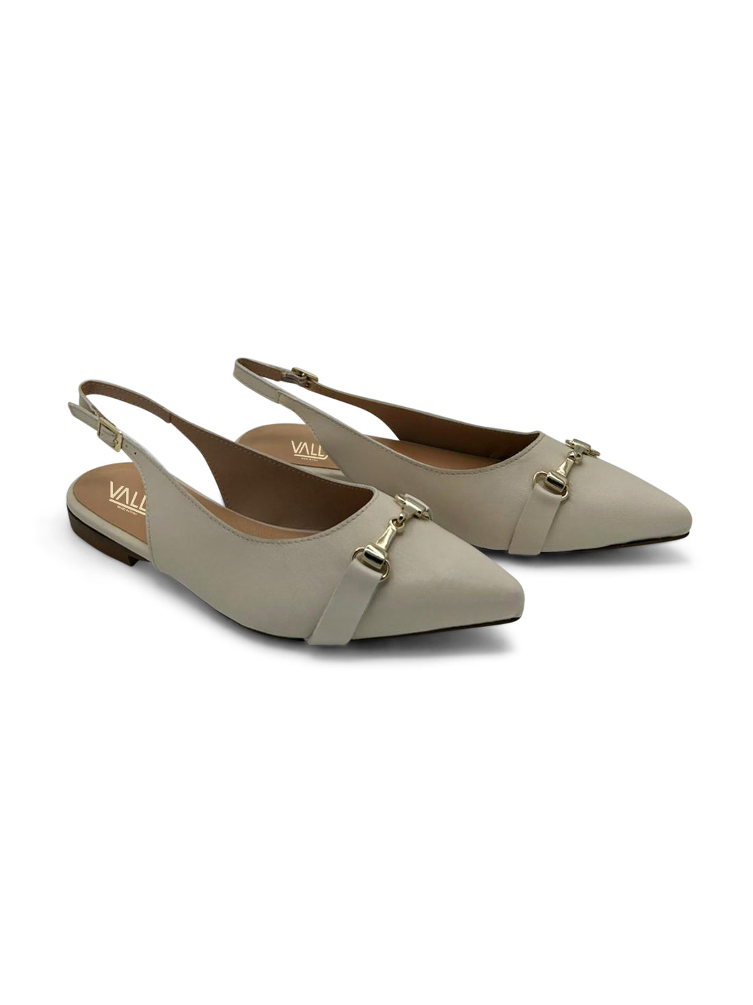 VALLY® - BALLERINA A PUNTA CON CINTURINO ALLA CAVIGLIA