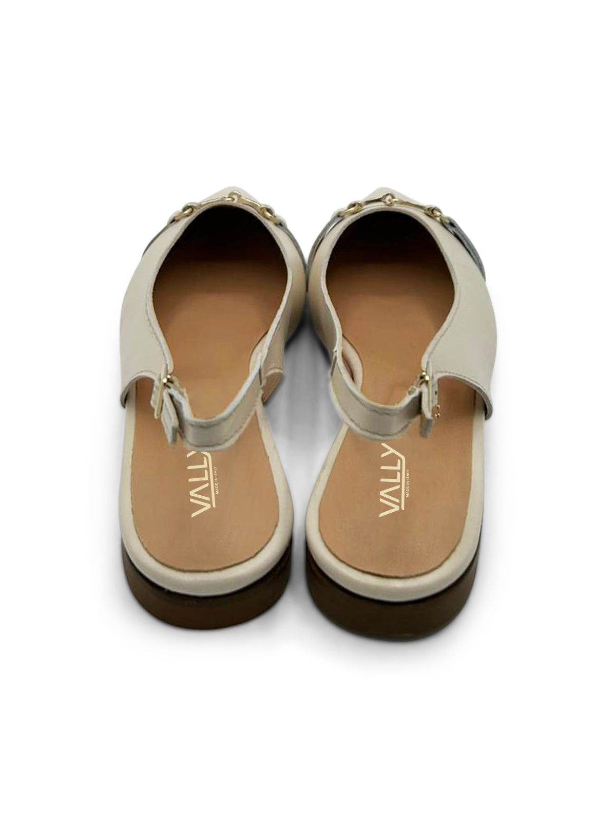 VALLY® - BALLERINA A PUNTA CON CINTURINO ALLA CAVIGLIA