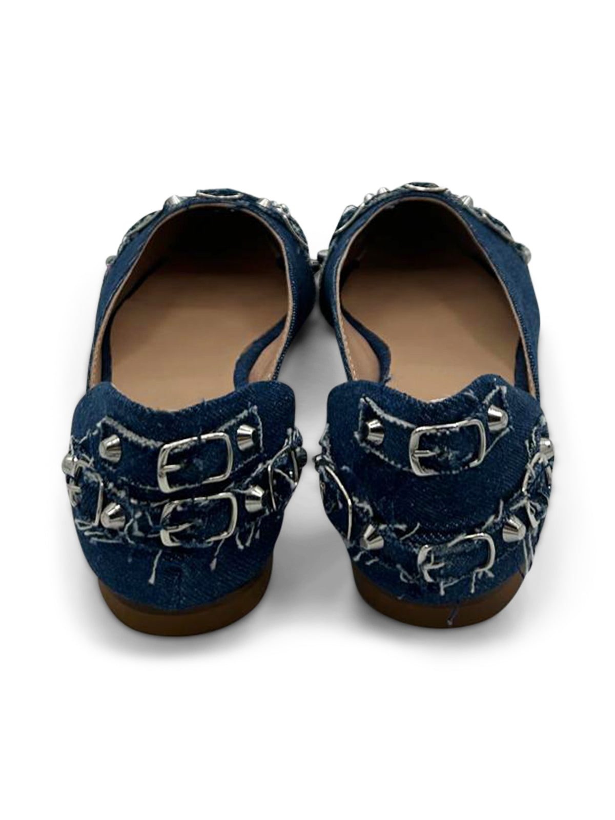 VALLY® - BALLERINA JEANS A PUNTA CON ACCESSORI