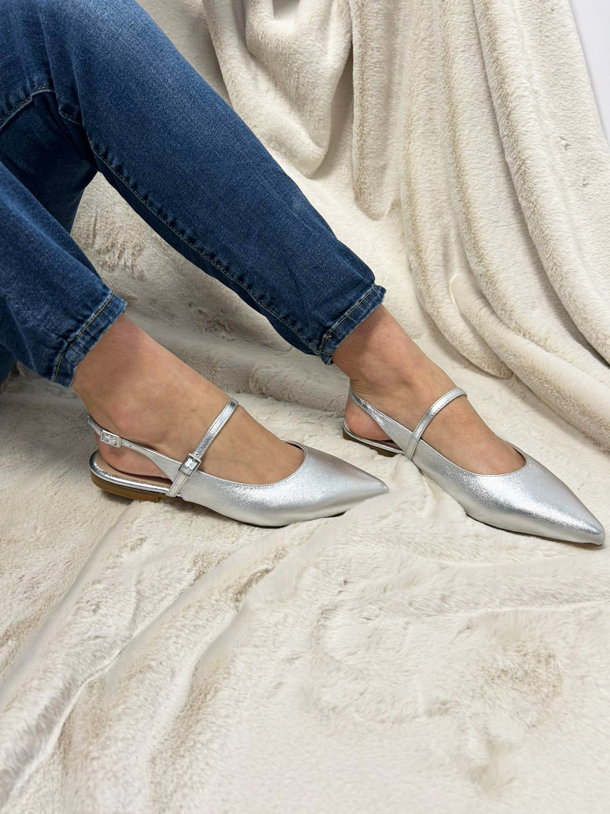 VALLY® - BALLERINA A PUNTA DOPPIO LACCIO